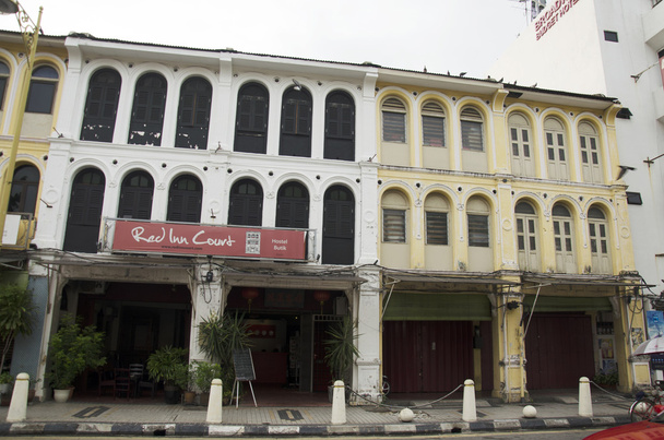 View old classic building and traffic road of George Town - Photo, Image
