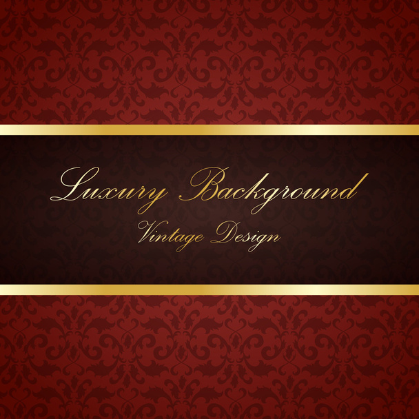Retro color luxury vintage background. Template for design - Vector, Image