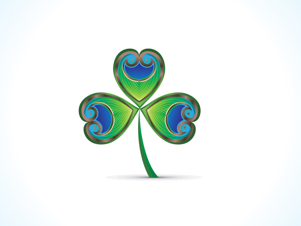 abstract artistic st patricks day clover - Vector, Image