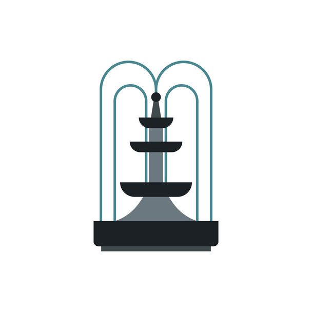 Fountain icon in flat style - Vector, Imagen