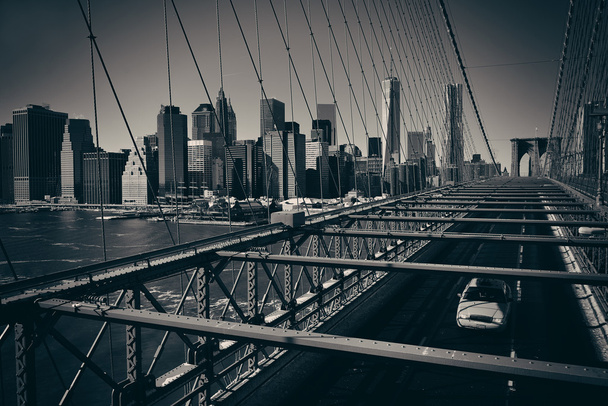 Brooklyn-híd megtekintése - Fotó, kép