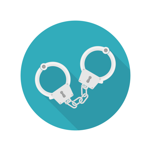 Vector handcuffs icon - Vector, Image