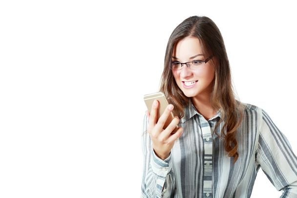 woman holding mobile phone  - Photo, image