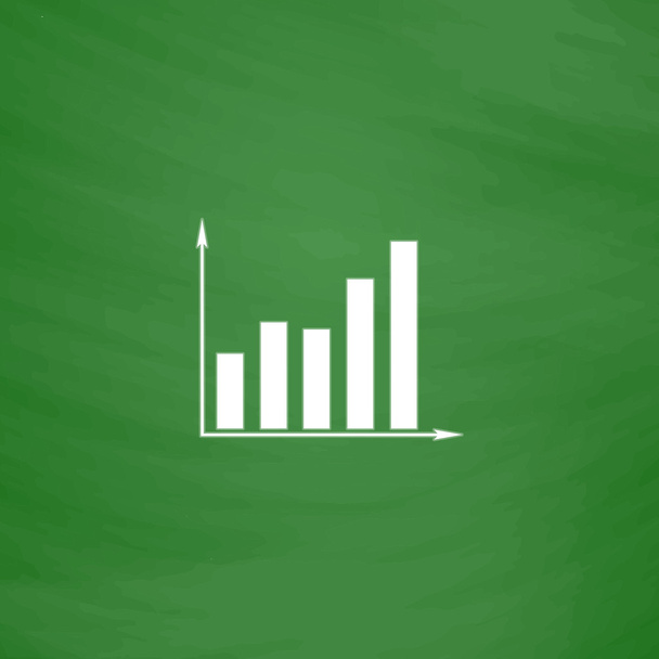 business graph icon - Wektor, obraz
