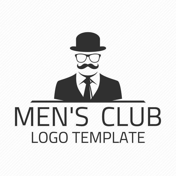 Mannen Club logo - Vector, afbeelding