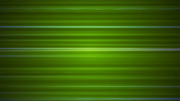 Broadcast Horizontal Hi-Tech Lines, Green, Abstract, Loopable, 4K - Footage, Video