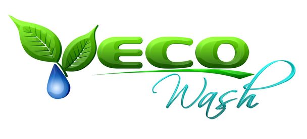 Eco praní symbol - Fotografie, Obrázek