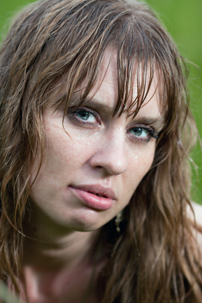 The face of the wet woman - Fotografie, Obrázek