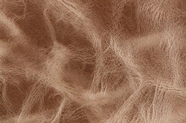 Brown old weathered leather - Fotoğraf, Görsel