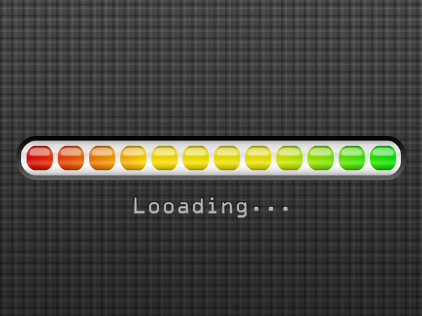 Loading bar background - Vector, afbeelding