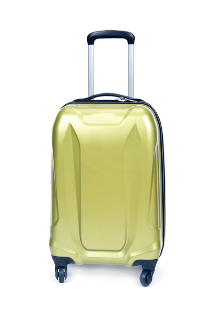 Green hardshell luggage - Фото, зображення