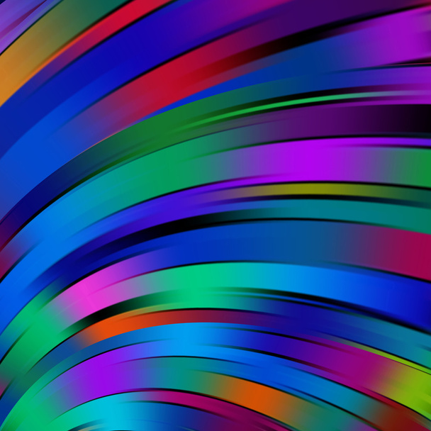 渦巻き波と抽象的なカラフルな背景。抽象的な背景デザイン。Eps 10 ベクトルイラストレーション。青、緑、紫の色. - ベクター画像