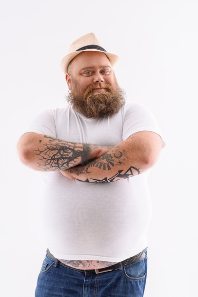 Confident thick guy with beard - Fotografie, Obrázek