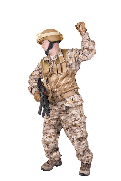 żołnierz w mundurze - Zdjęcie, obraz