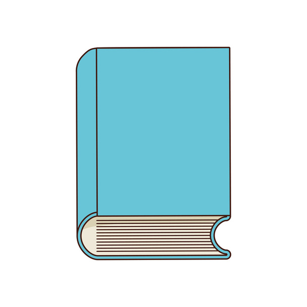 pictogram van het instrument van de school boek klasse - Vector, afbeelding