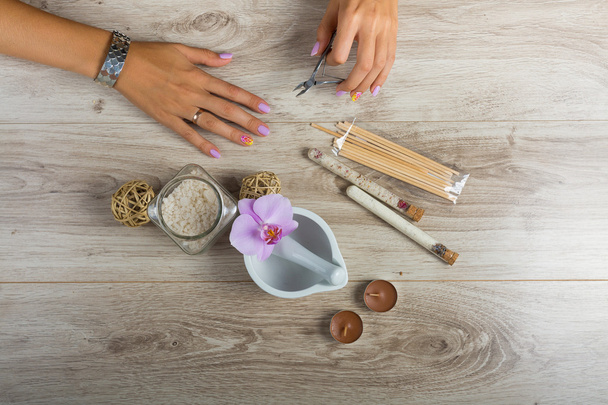 Hand spa. Manicure concept - Photo, Image