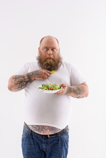 I do not like healthy food - Foto, Imagem
