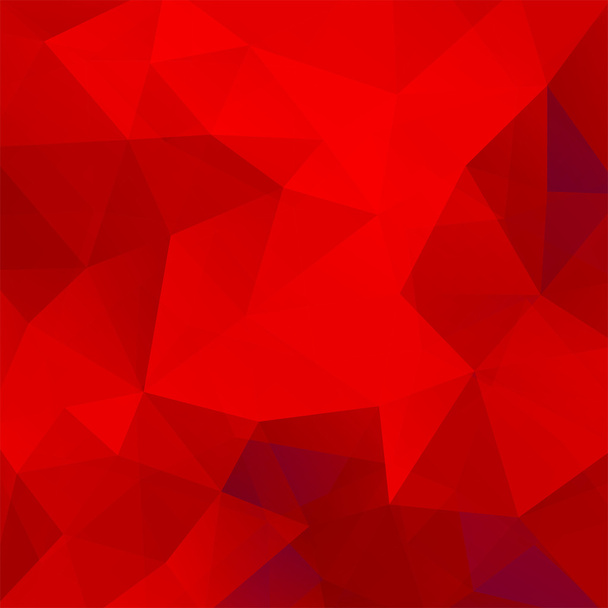 抽象的な背景の赤い三角形、ベクトル図から成る - ベクター画像