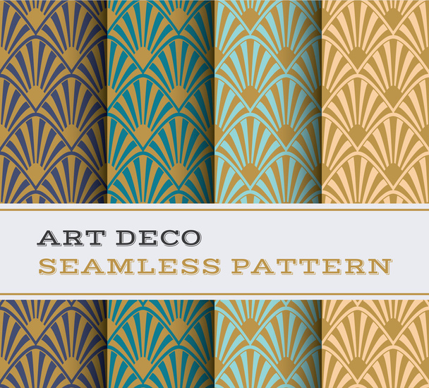 Art Deco naadloze patroon 17 - Vector, afbeelding