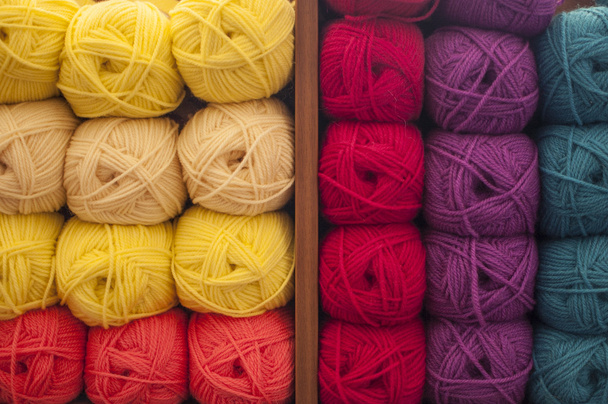 balls of yarn for knitting - Photo, Image