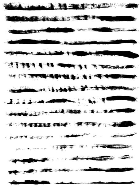 Абстрактные черные штрихи
  - Вектор,изображение