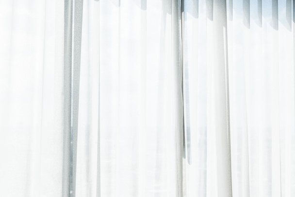 Bílé záclony okno - Fotografie, Obrázek