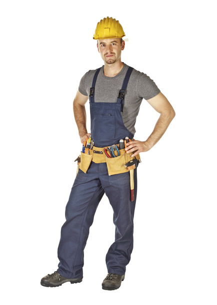 Young manual worker standing - Фото, зображення