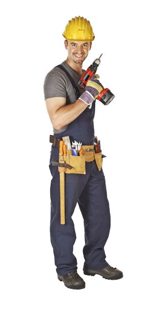 Manual worker with tool - Foto, Imagem