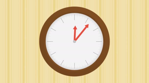 Дерев'яний годинник на стіні зі знятими шпалерами з проходженням однієї години
 - Кадри, відео