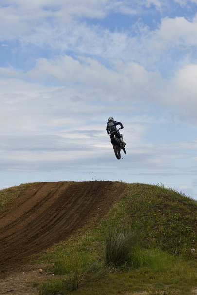 Motocross jump - Photo, Image