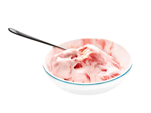ice cream in a white bowl - Foto, imagen