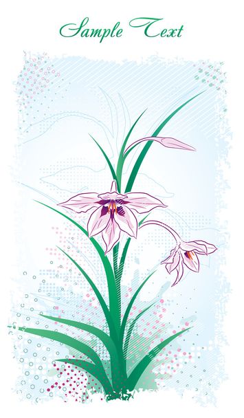 Pink flower - Vector, afbeelding