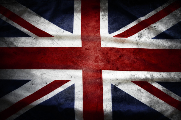 Grunge britische Flagge - Foto, Bild