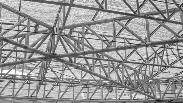 acél tető rácsos - Fotó, kép