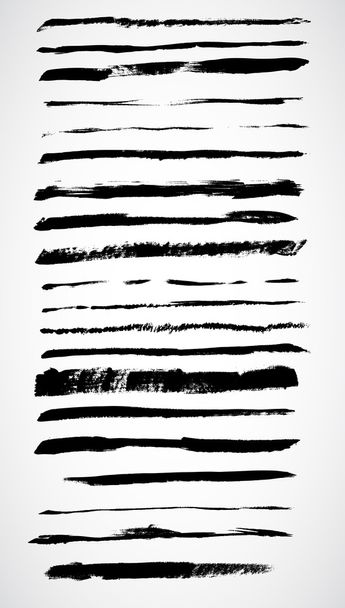 Grunge vector ink lines - Vector, Image