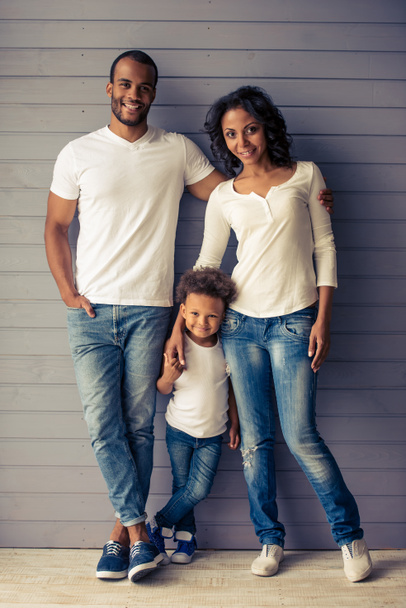 afro-amerikai család - Fotó, kép