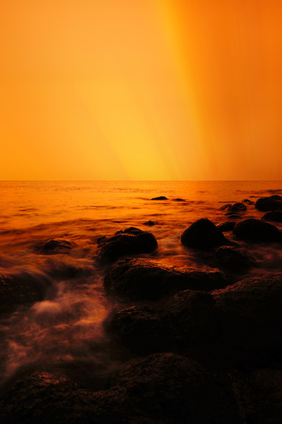 zonsopgang zeegezicht - Foto, afbeelding