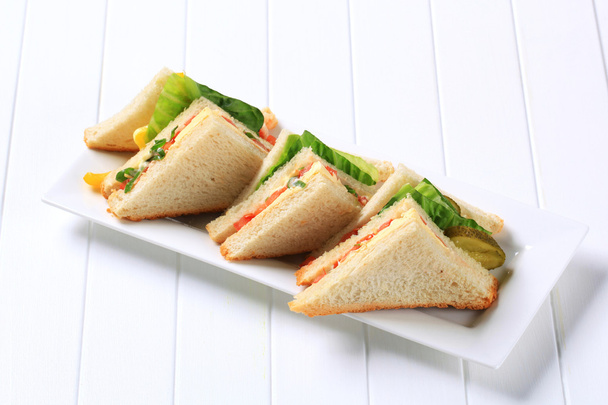 Sándwiches de verduras
 - Foto, imagen