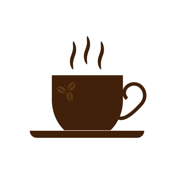 Sinal xícara de café com vapor 29.08
 - Vetor, Imagem