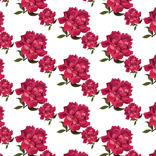 Rose flowers pattern - Vettoriali, immagini