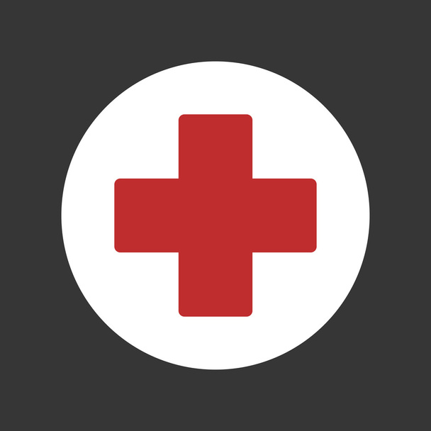 First Aid Medical Sign Icon. Vector - Vektor, obrázek