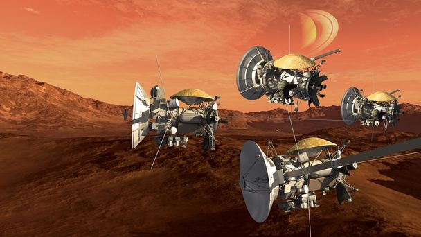 Sondes de planète rouge semblable à Mars
 - Photo, image