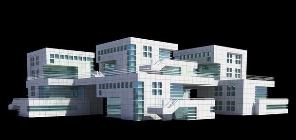 futuristische Stadtarchitektur - Foto, Bild