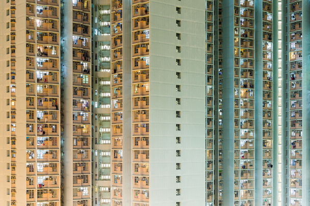 appartementencomplex in hong kong - Foto, afbeelding