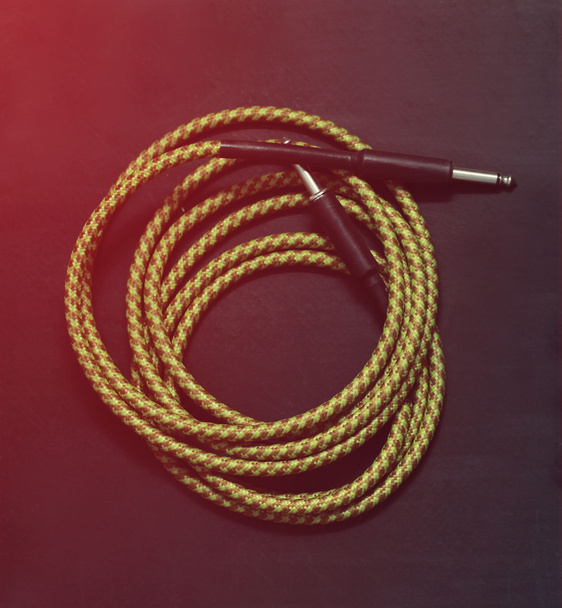 винтажный гитарный кабель
 - Фото, изображение