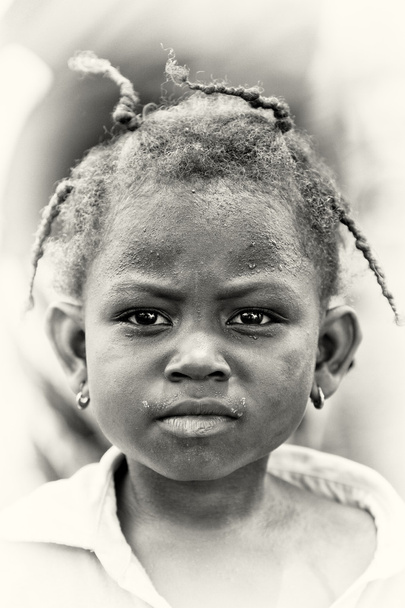 Little girl from Ghana - Фото, изображение