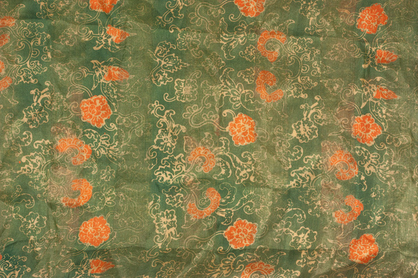 Ručně malované hedvábné pozadí textilie textura Batikované Bali - Fotografie, Obrázek