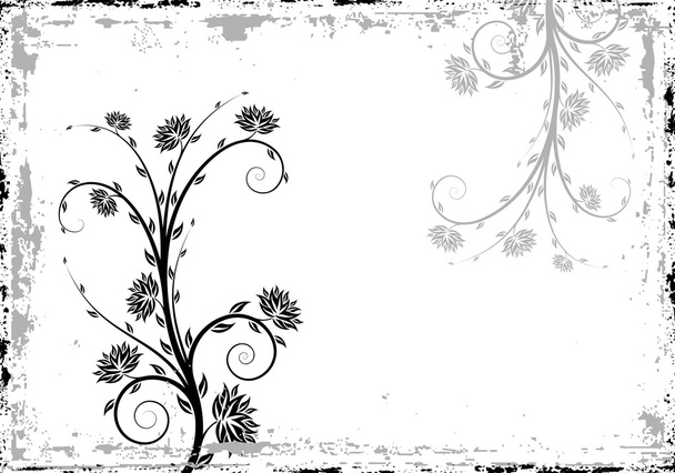 Floral Background - Vektori, kuva