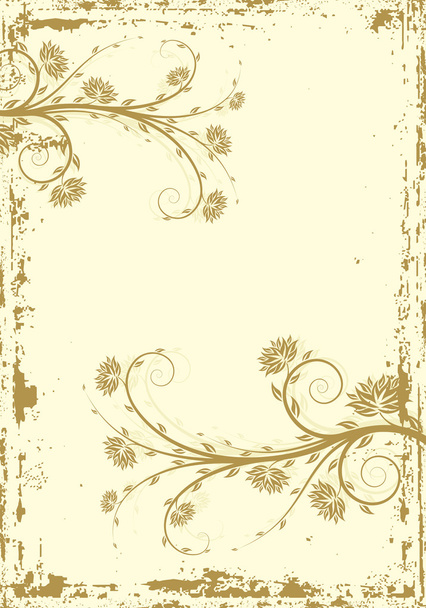 Floral Background - Vetor, Imagem