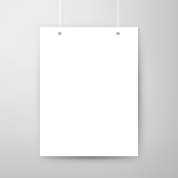 Пустой шаблон плаката
 - Вектор,изображение